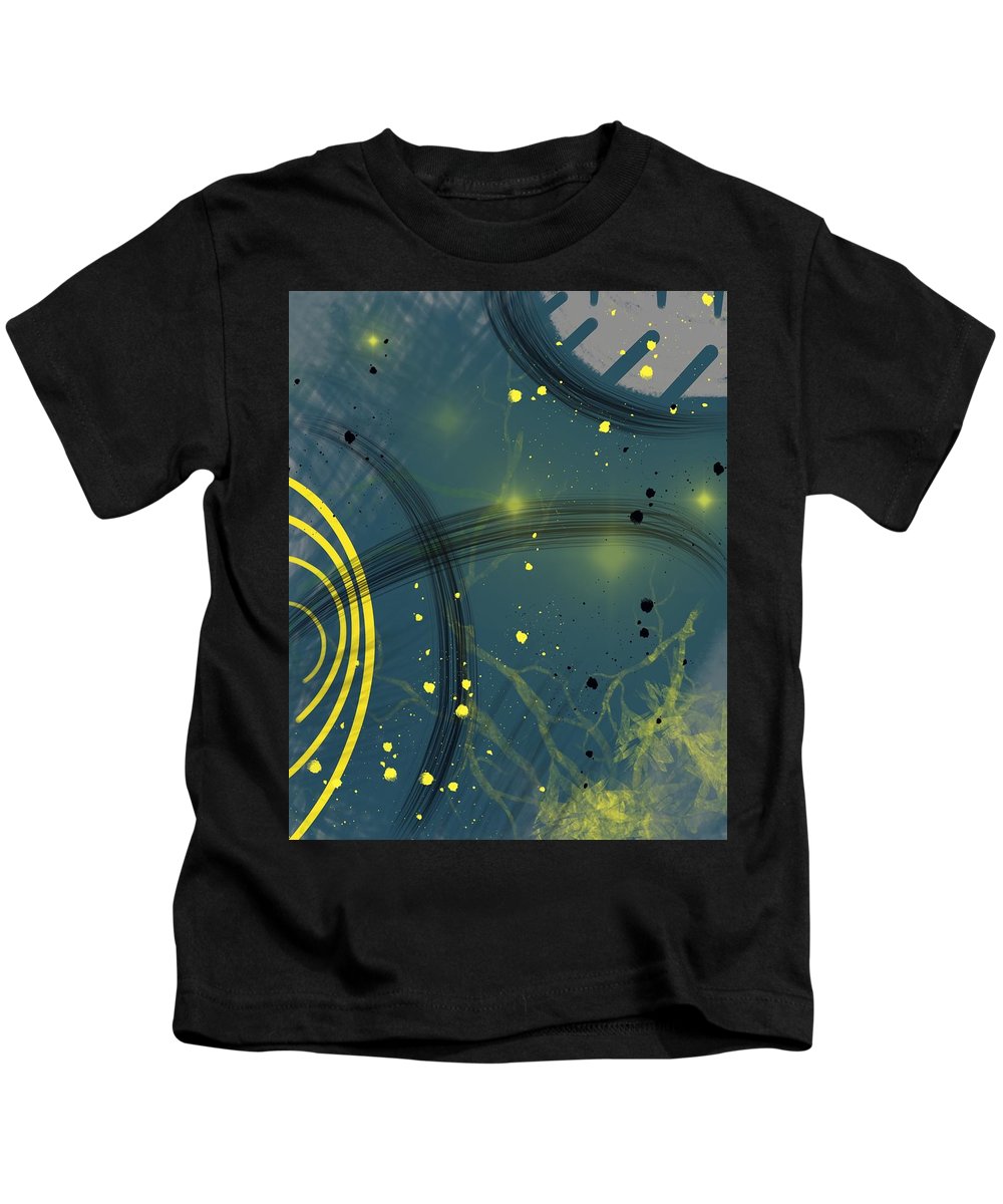 Jaune Abstrait - Kids T-Shirt