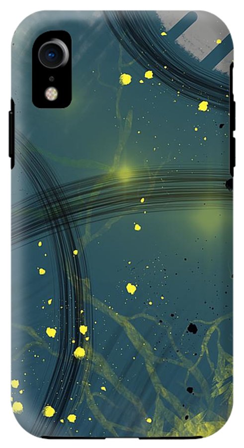 Jaune Abstrait - Phone Case