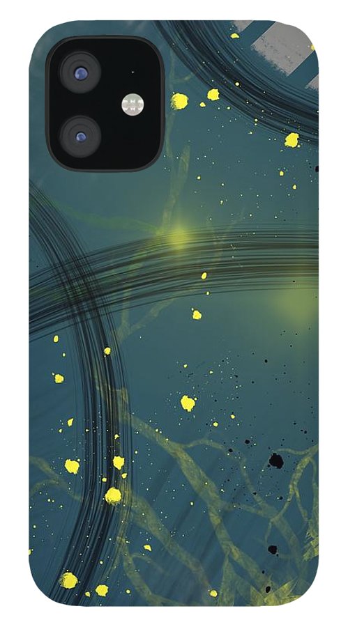 Jaune Abstrait - Phone Case