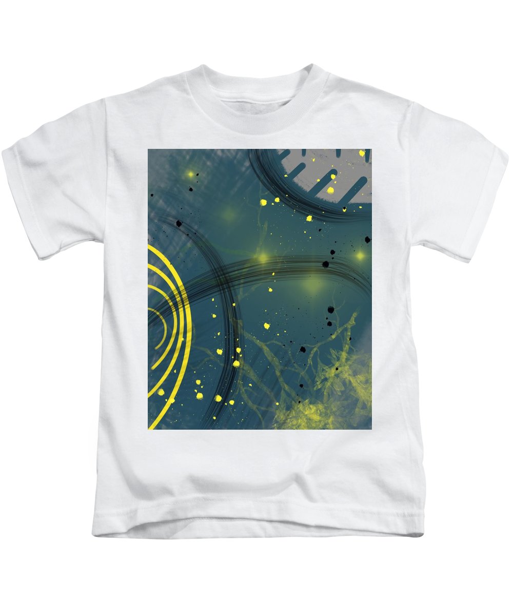 Jaune Abstrait - Kids T-Shirt
