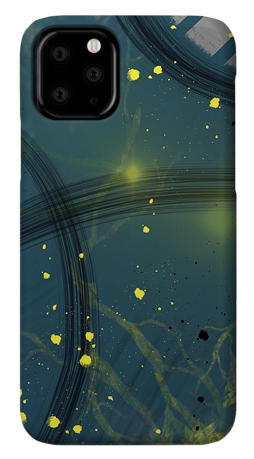 Jaune Abstrait - Phone Case