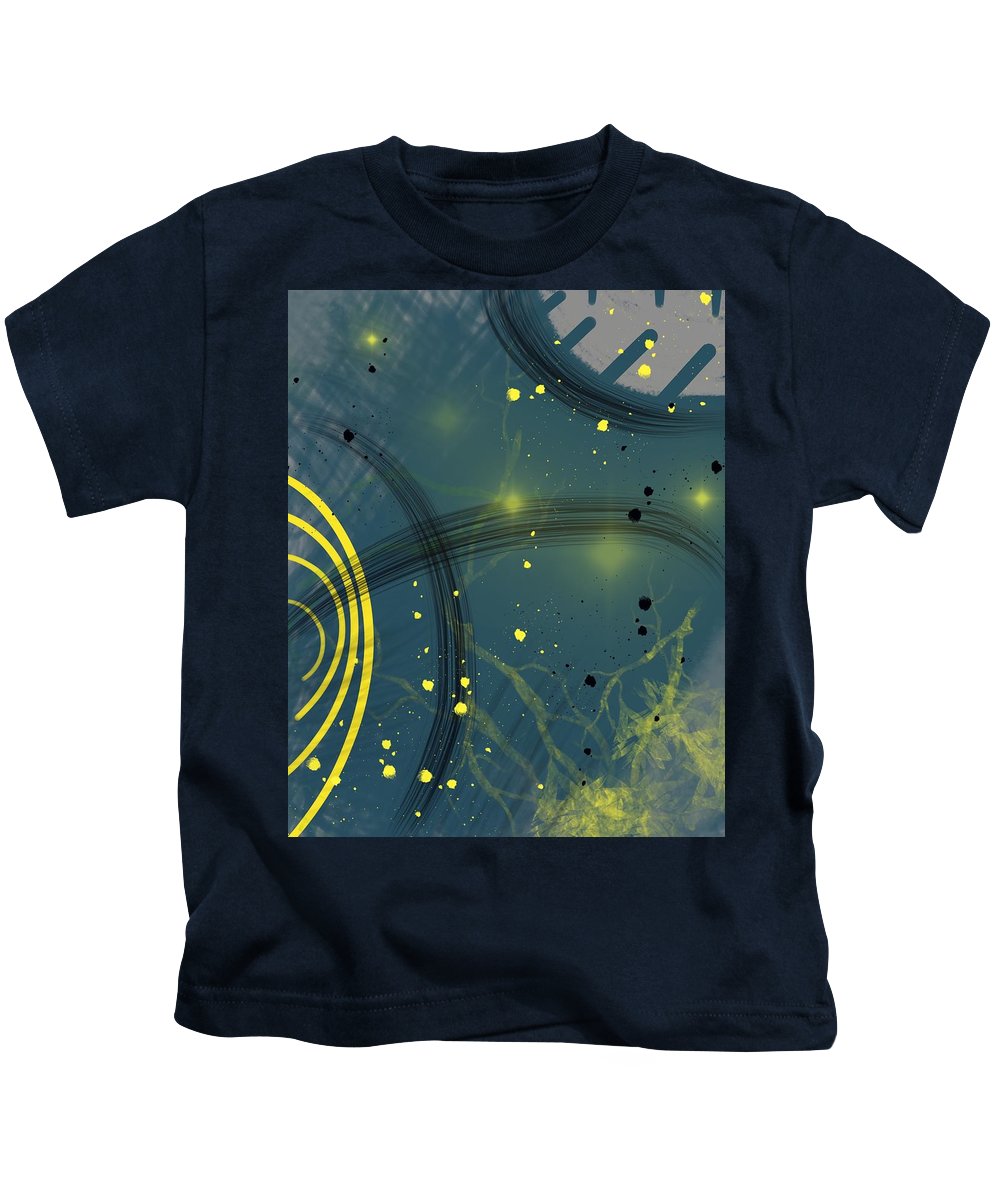Jaune Abstrait - Kids T-Shirt
