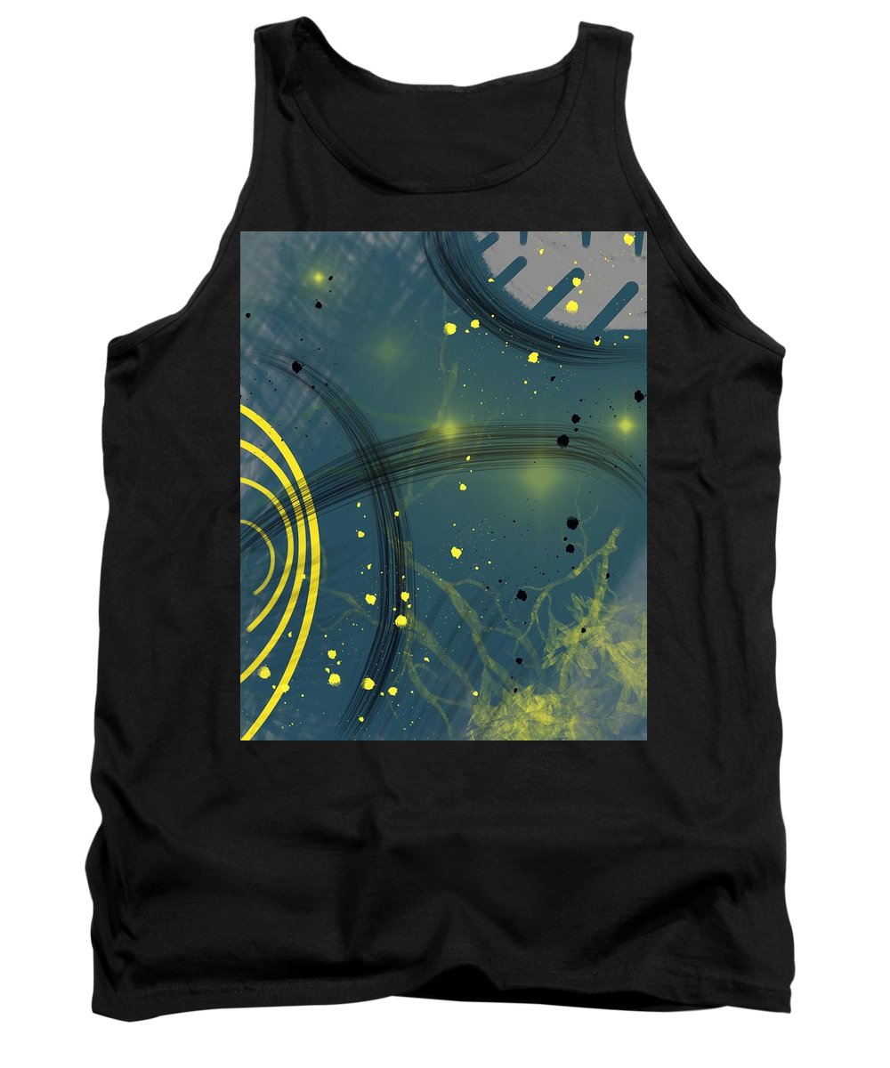 Jaune Abstrait - Tank Top