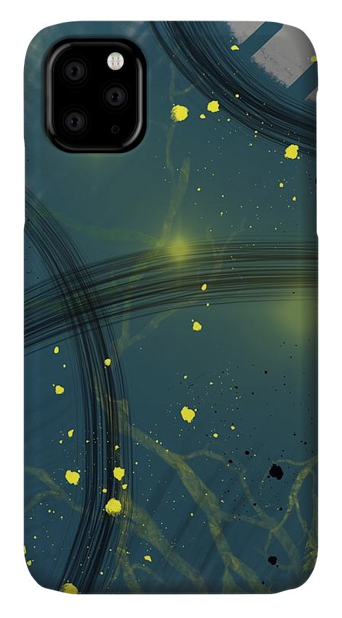 Jaune Abstrait - Phone Case