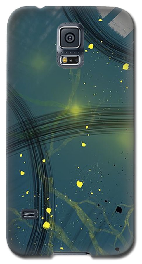 Jaune Abstrait - Phone Case