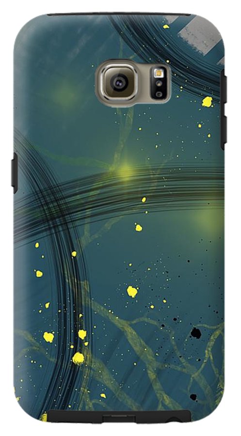 Jaune Abstrait - Phone Case