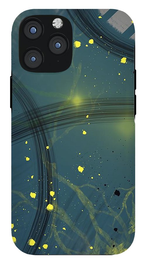 Jaune Abstrait - Phone Case