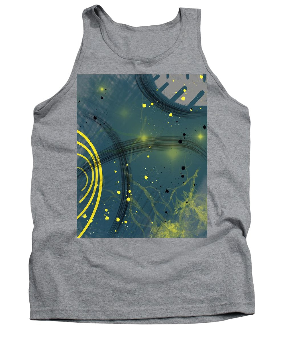 Jaune Abstrait - Tank Top