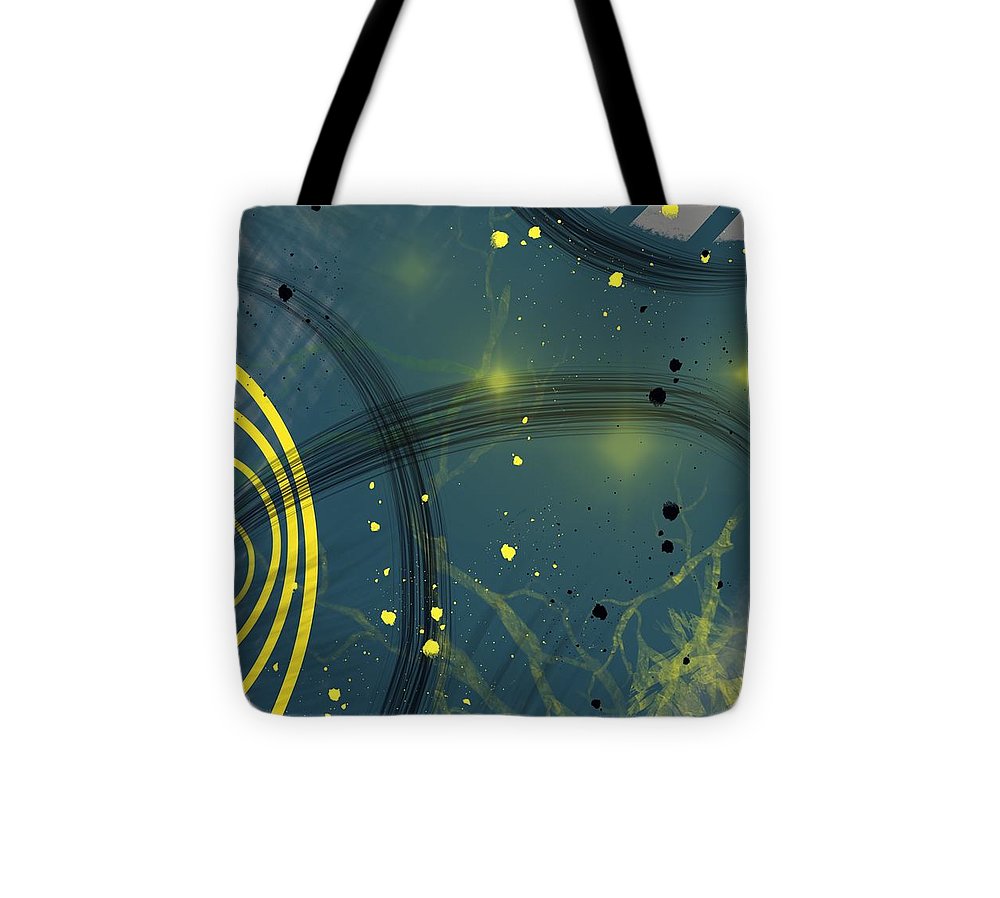 Jaune Abstrait - Tote Bag