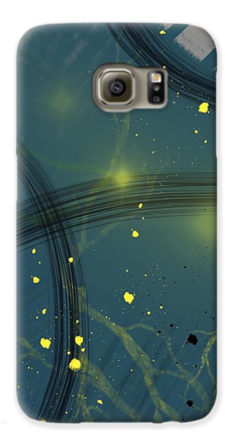 Jaune Abstrait - Phone Case