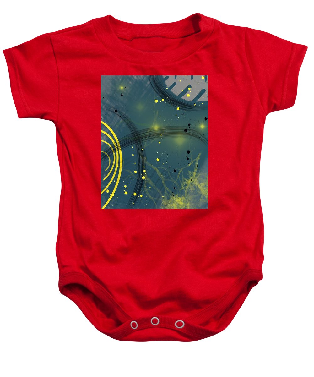 Jaune Abstrait - Baby Onesie