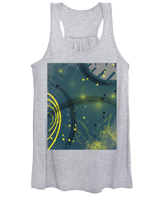 Jaune Abstrait - Women's Tank Top