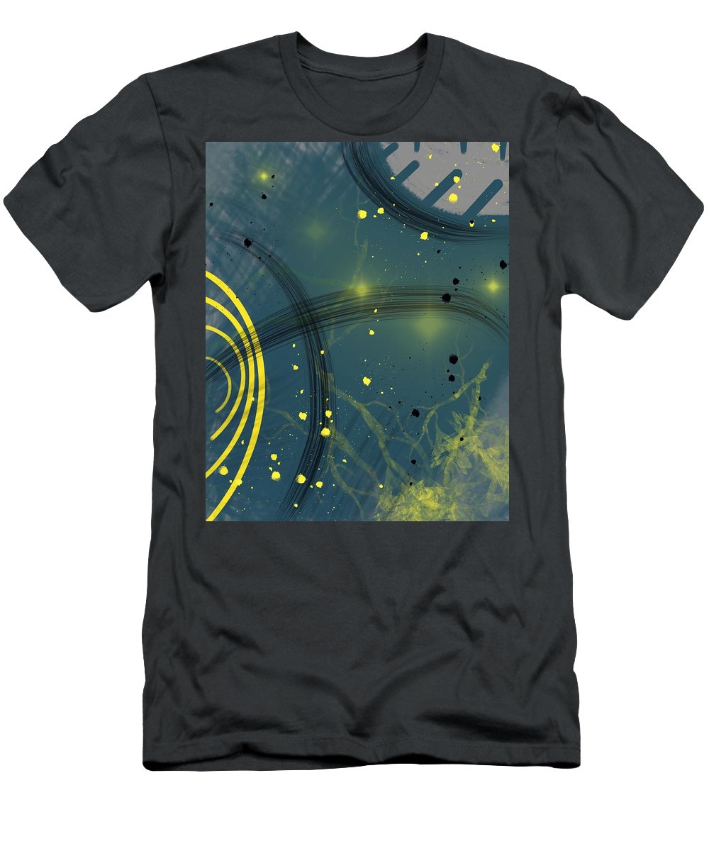 Jaune Abstrait - T-Shirt