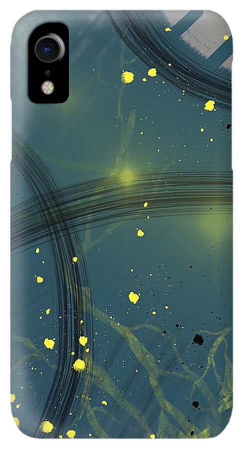 Jaune Abstrait - Phone Case