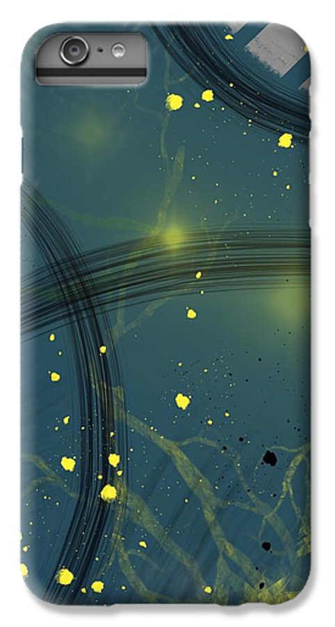 Jaune Abstrait - Phone Case