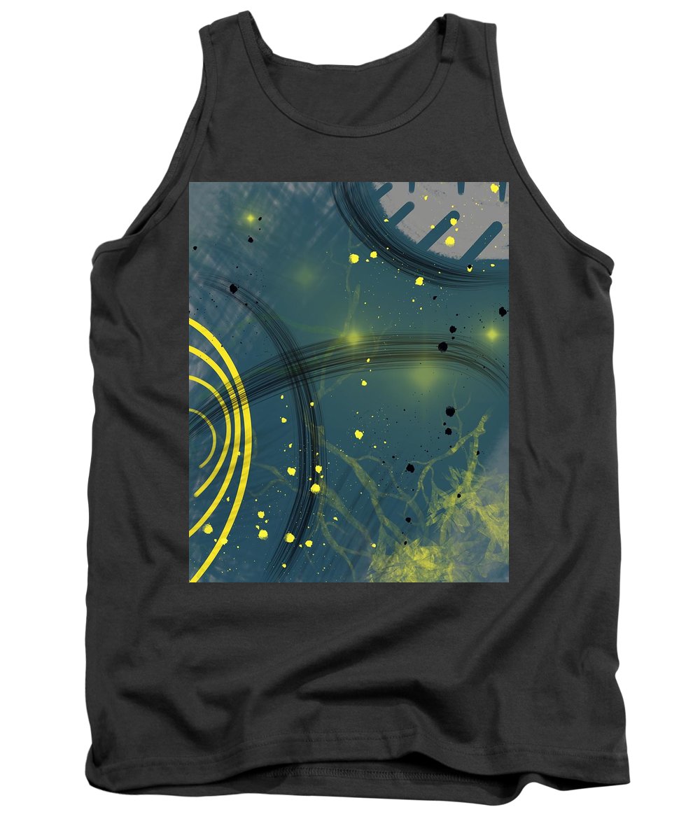 Jaune Abstrait - Tank Top