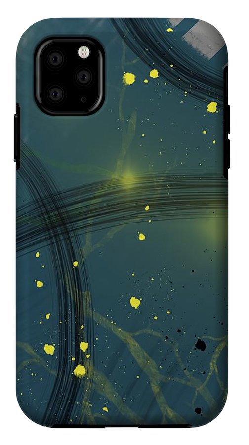 Jaune Abstrait - Phone Case