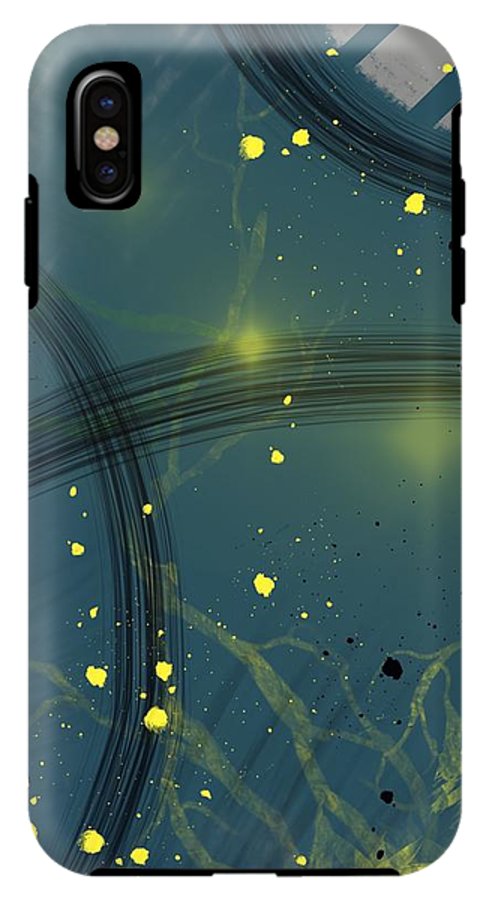 Jaune Abstrait - Phone Case