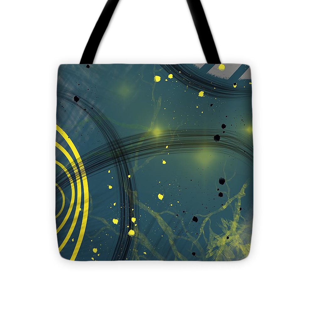 Jaune Abstrait - Tote Bag