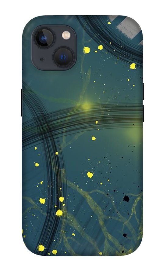 Jaune Abstrait - Phone Case