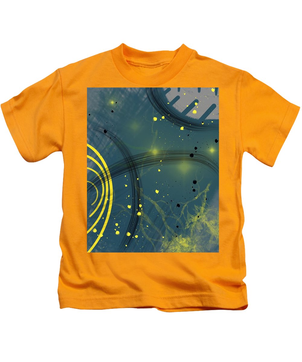 Jaune Abstrait - Kids T-Shirt