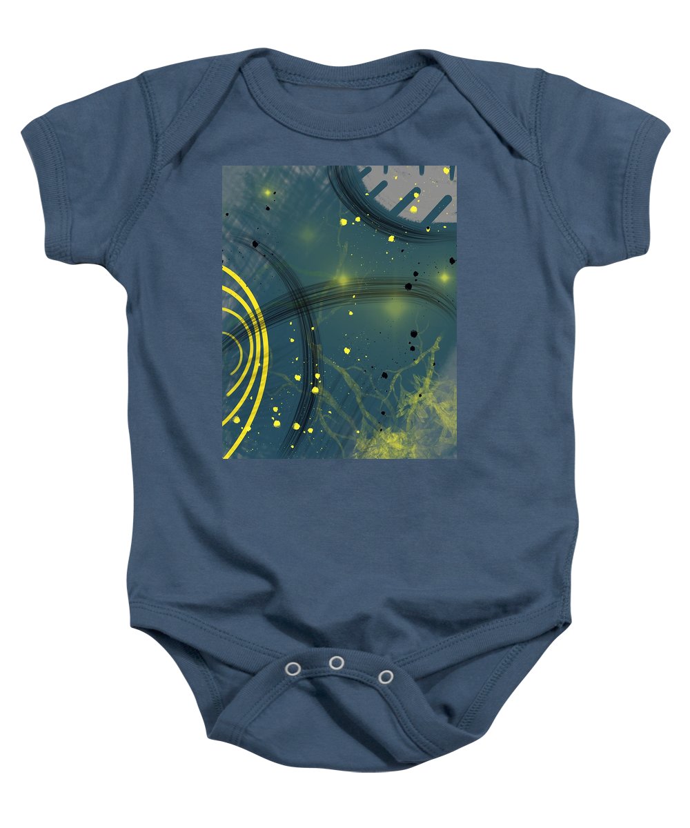 Jaune Abstrait - Baby Onesie