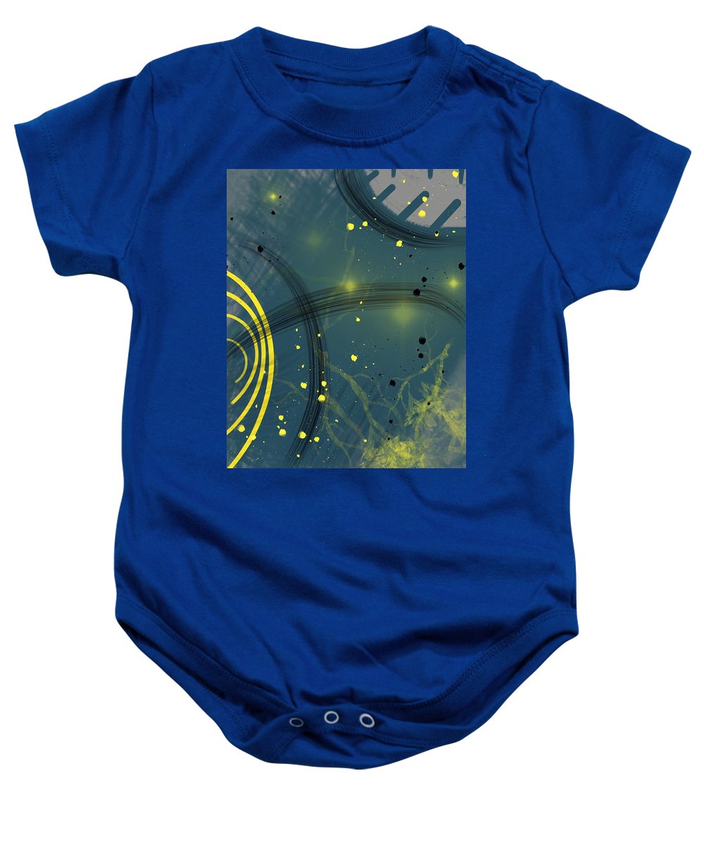 Jaune Abstrait - Baby Onesie