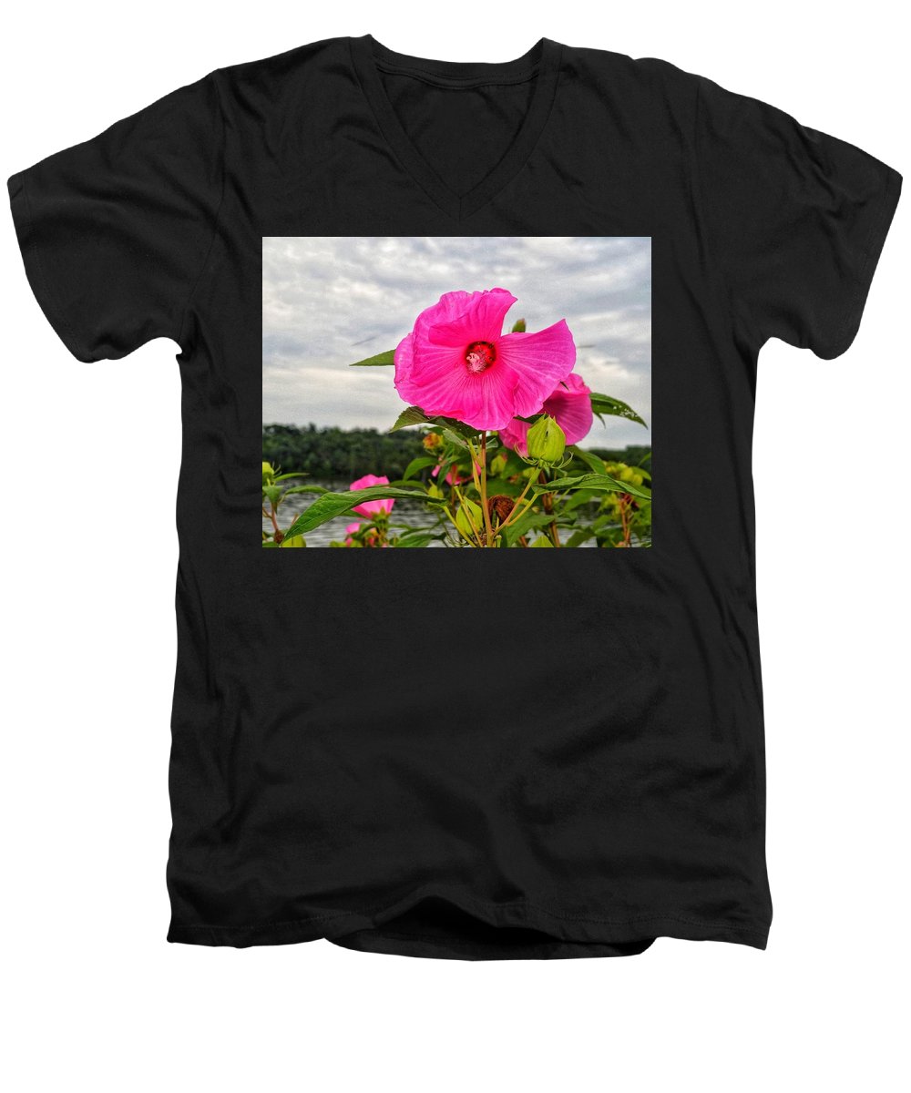 Lakeside Stunner - Men's V-Neck T-Shirt
