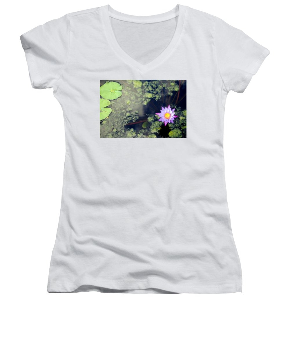 Lily Pad Pond - Women's V-Neck