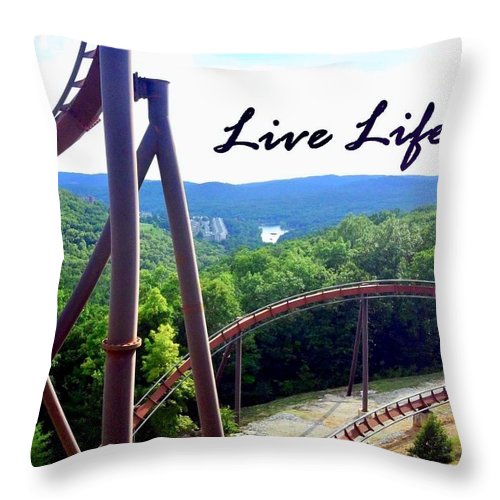 Live Life - Throw Pillow