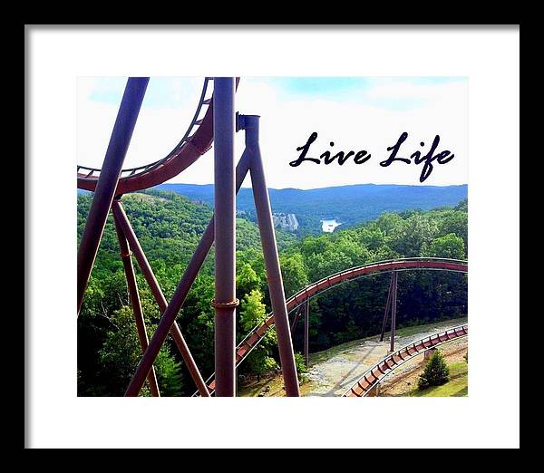 Live Life - Framed Print