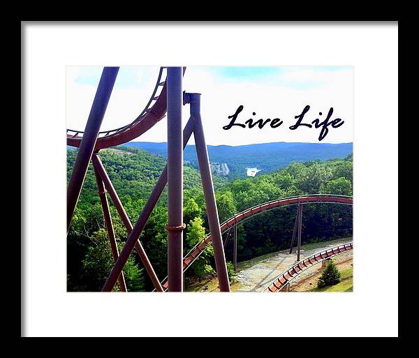 Live Life - Framed Print