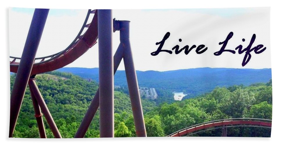 Live Life - Beach Towel