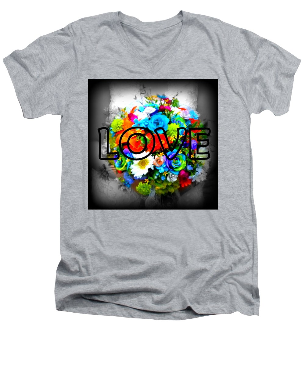 Love - Men's V-Neck T-Shirt