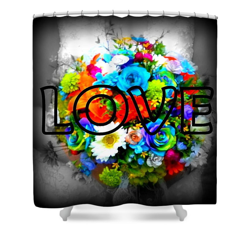 Love - Shower Curtain