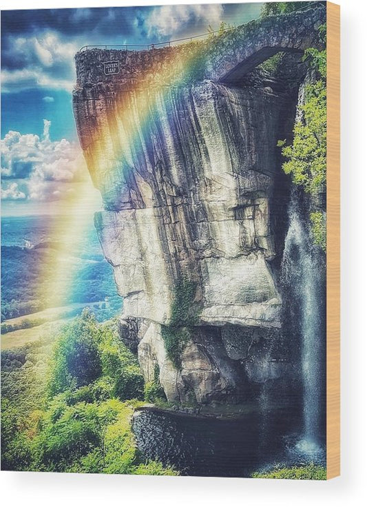 Lover's Leap - Wood Print