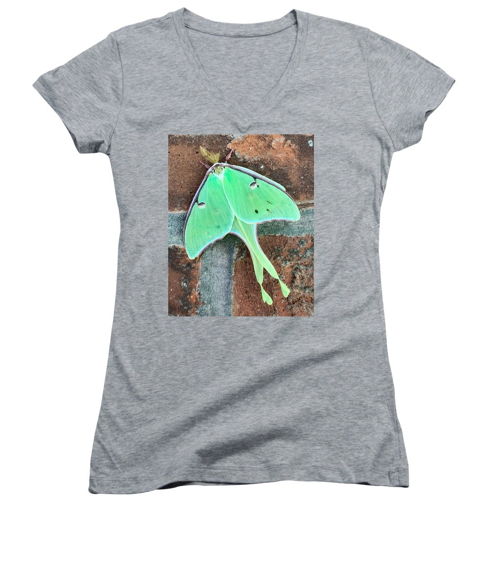 Lunar Moth - Women's V-Neck