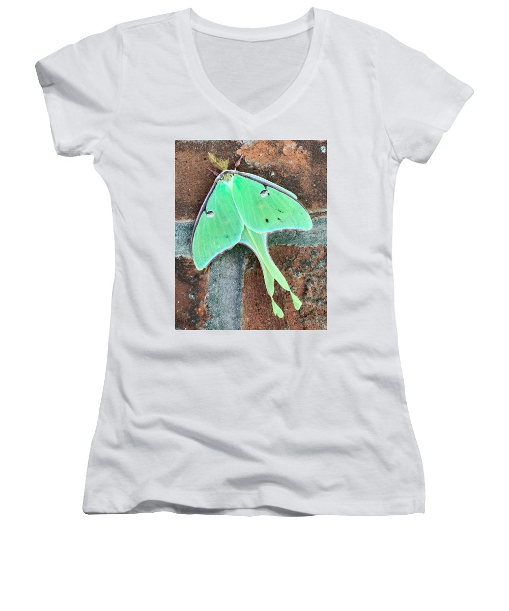 Lunar Moth - Women's V-Neck