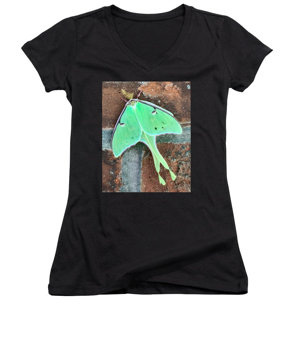 Lunar Moth - Women's V-Neck