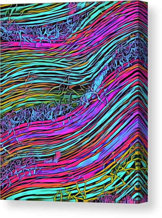 Neon Circuit - Canvas Print