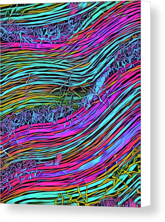 Neon Circuit - Canvas Print