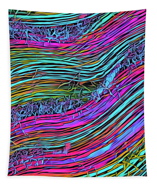 Neon Circuit - Tapestry