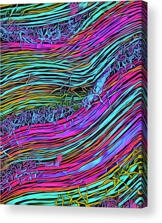 Neon Circuit - Acrylic Print