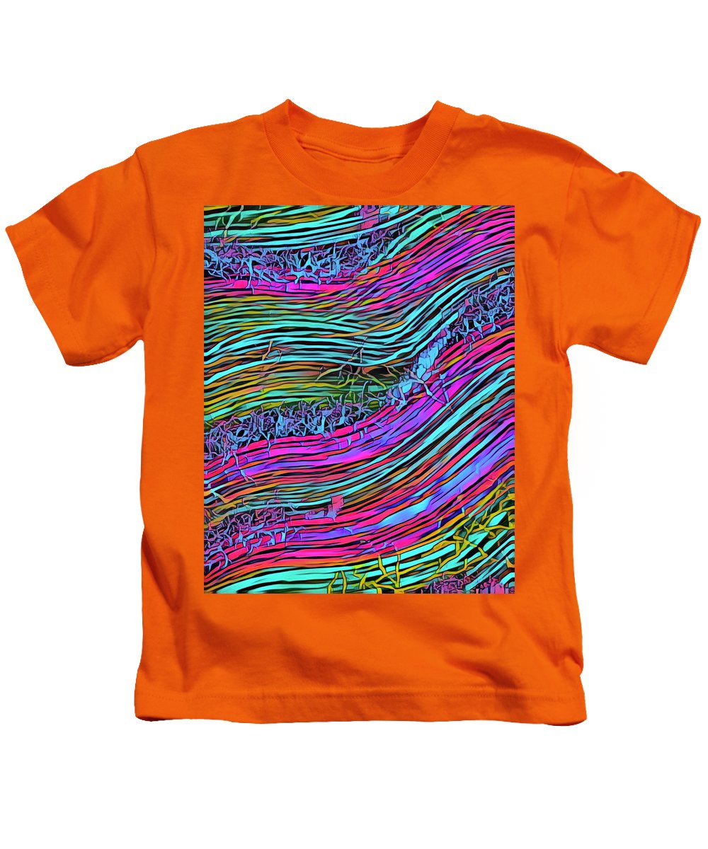Neon Circuit - Kids T-Shirt