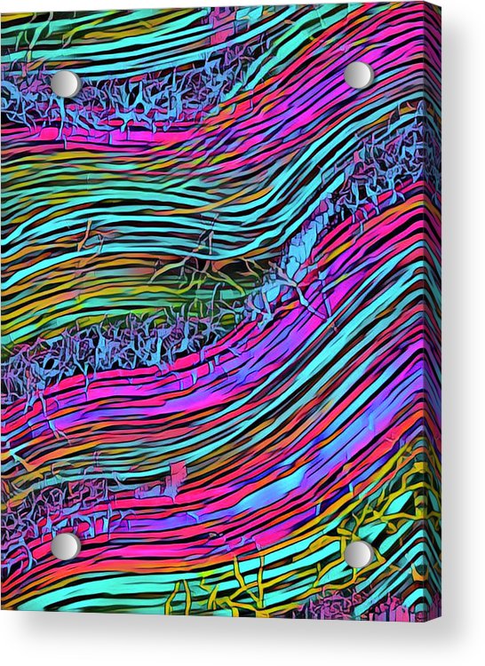 Neon Circuit - Acrylic Print
