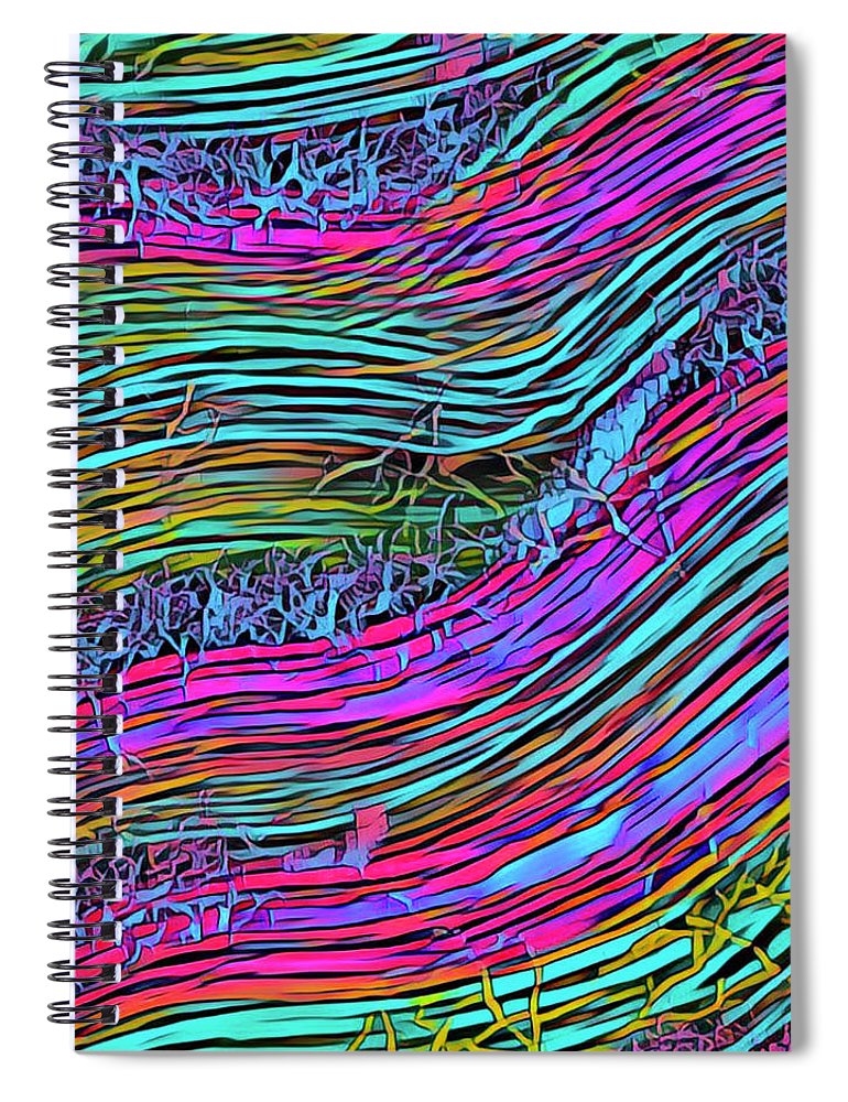 Neon Circuit - Spiral Notebook