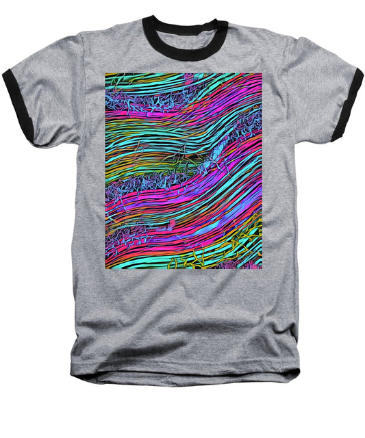 Neon Circuit - Baseball T-Shirt
