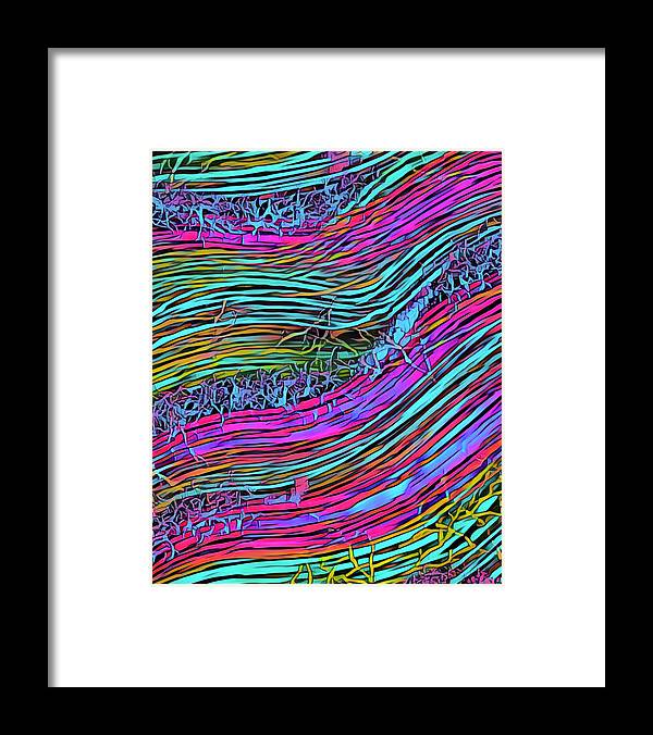 Neon Circuit - Framed Print