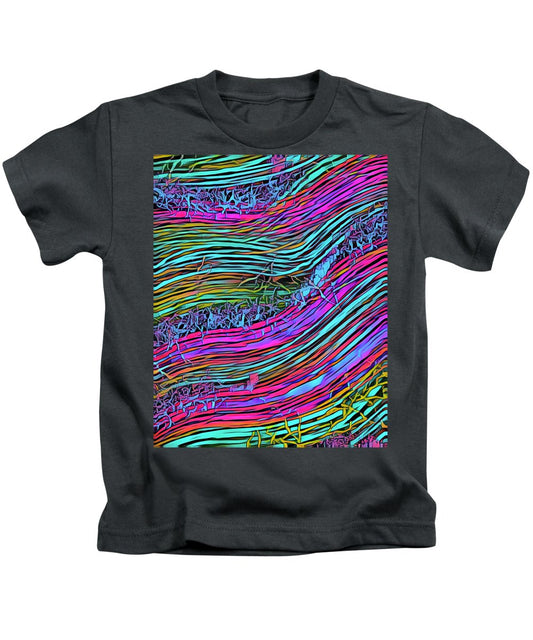 Neon Circuit - Kids T-Shirt