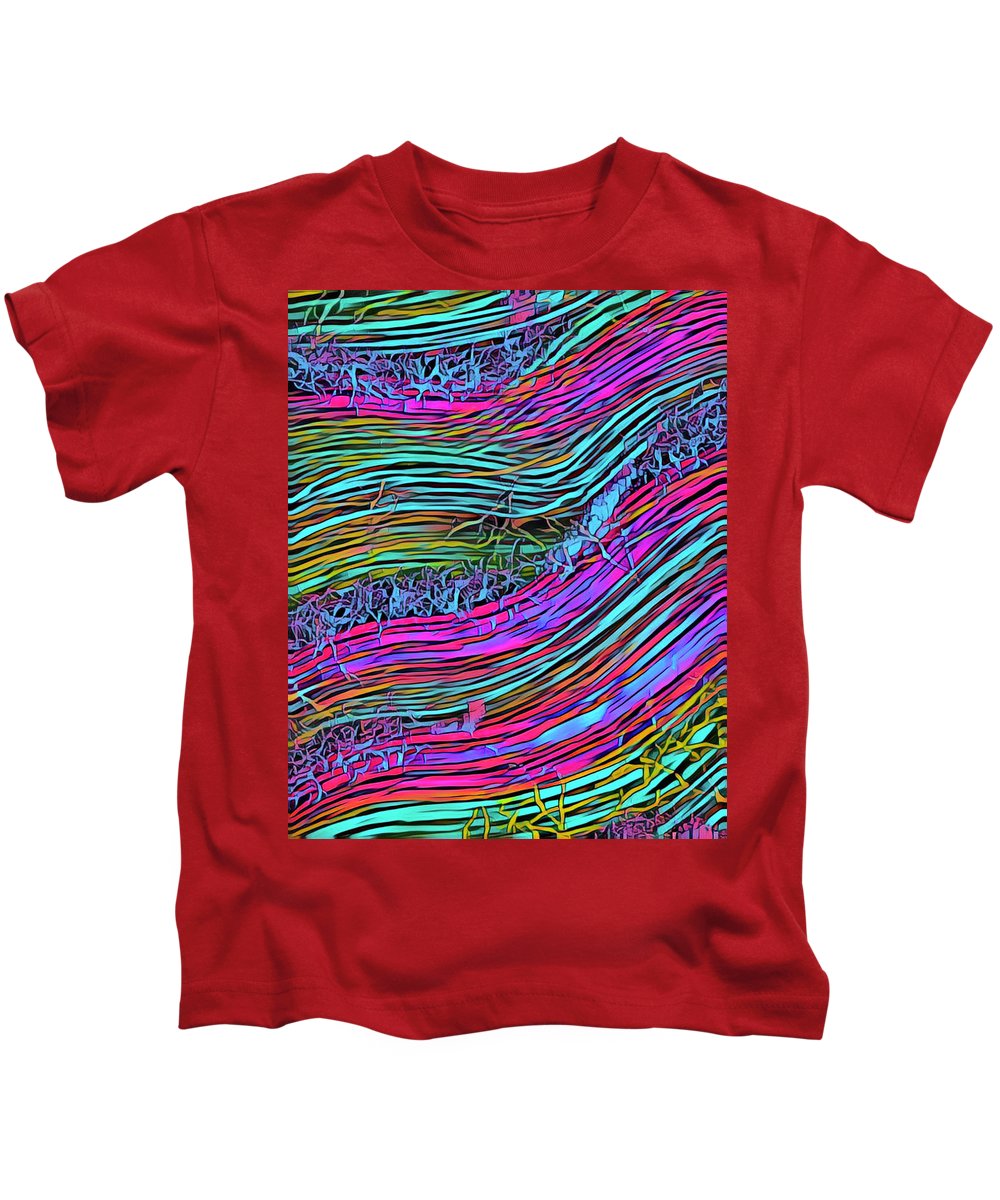 Neon Circuit - Kids T-Shirt